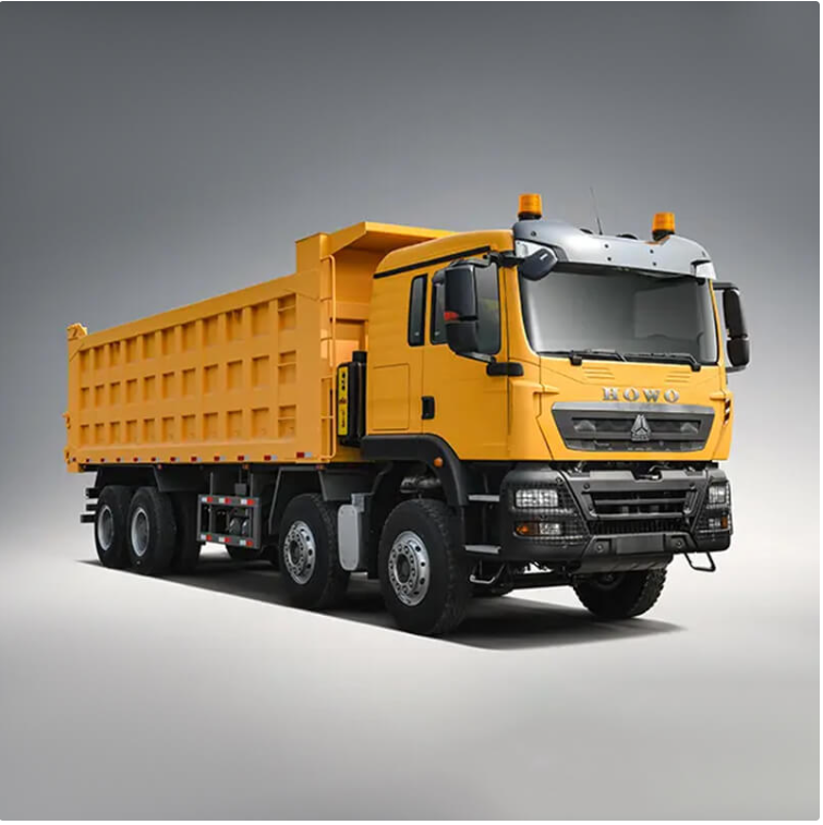 Heavy-duty dump truck for logistics and construction transport operations